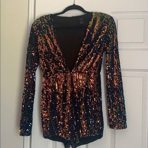 Sequin Romper